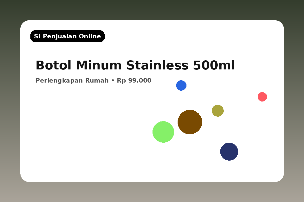 Botol Minum Stainless 500ml