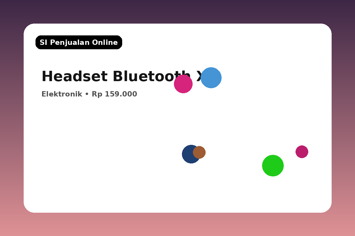 Headset Bluetooth X1