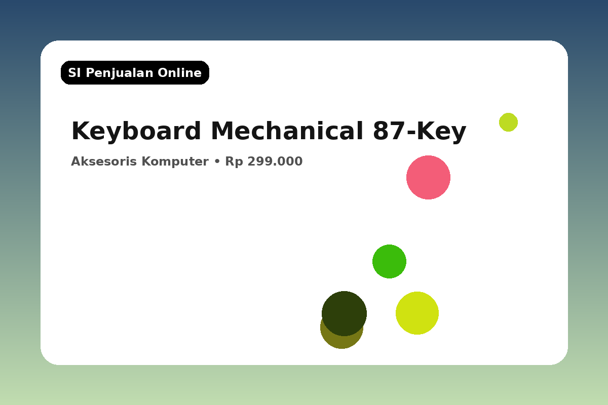 Keyboard Mechanical 87-Key